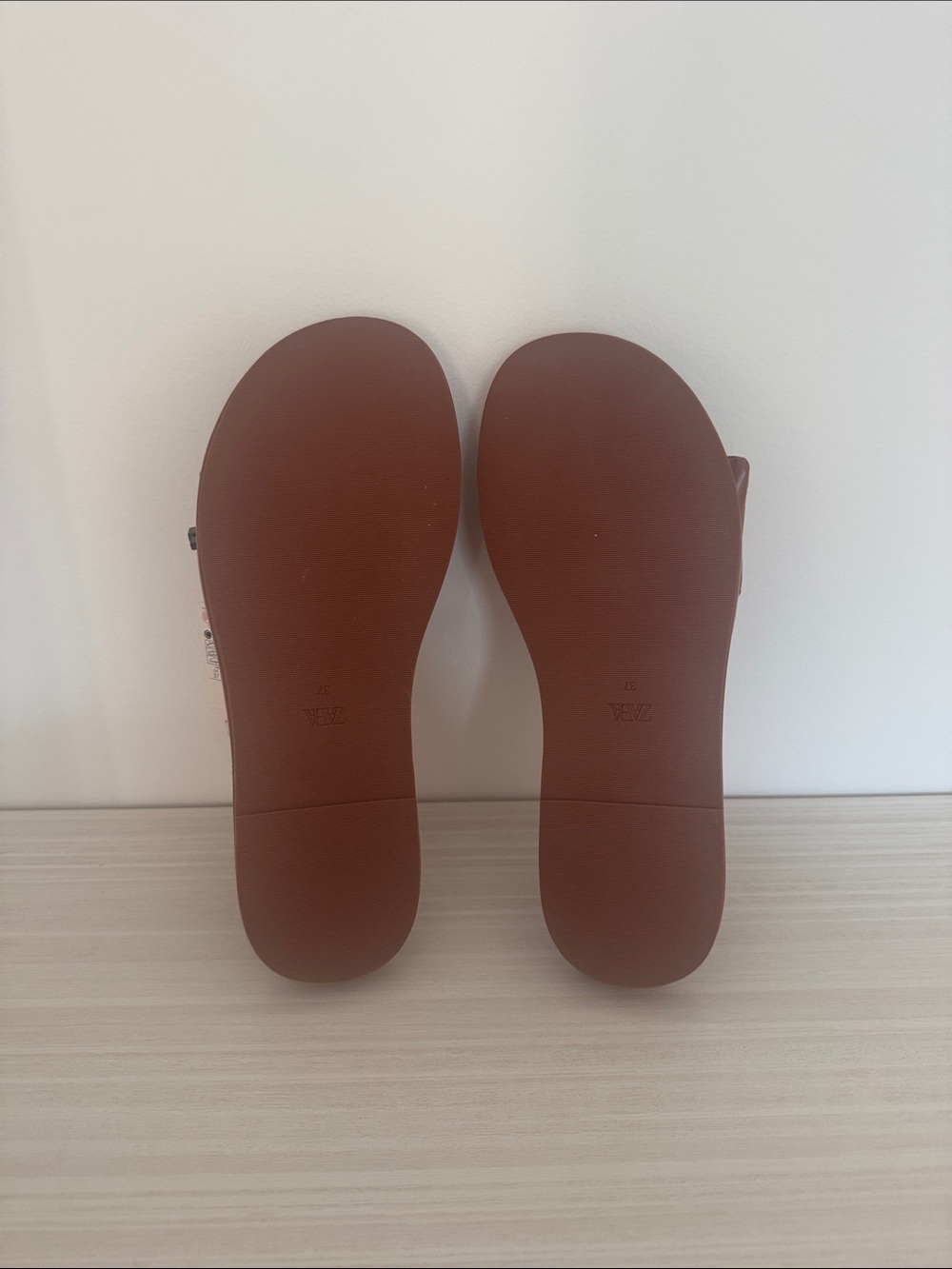 ZARA Embellished Quilted Slide Sandals - Picture 3 of 3